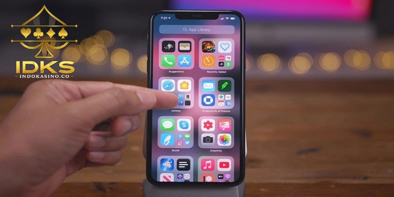 Tampilan aplikasi mobile Indo Kasino yang praktis dan aman untuk